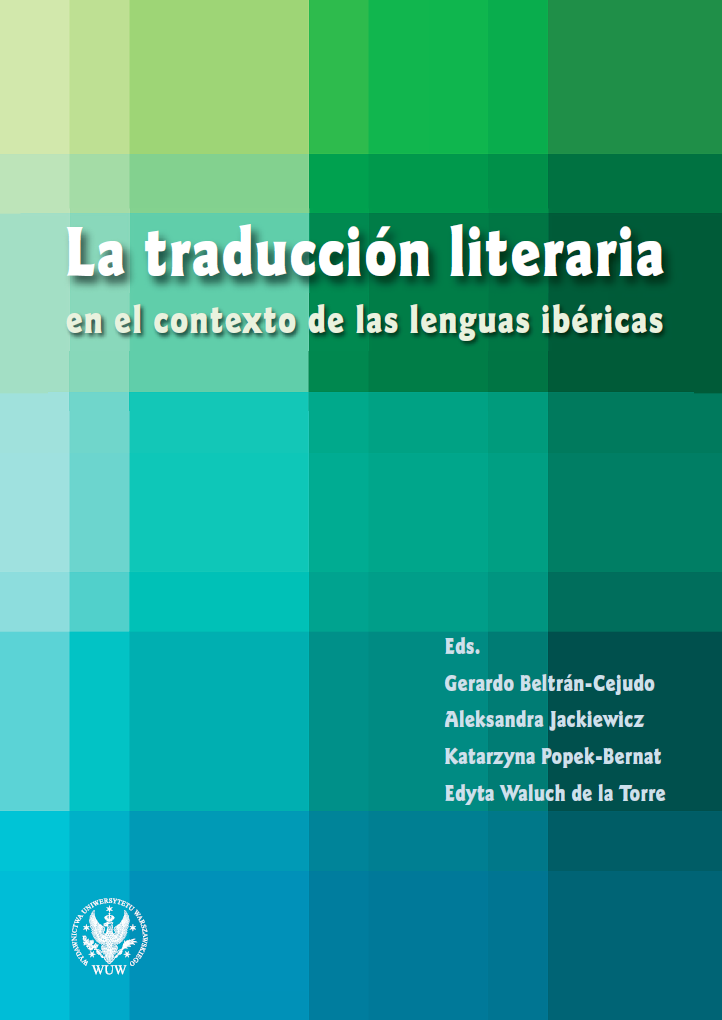 Observations on the Governmental Grants for Translation of Contemporary Spanish Literature into Polish Cover Image