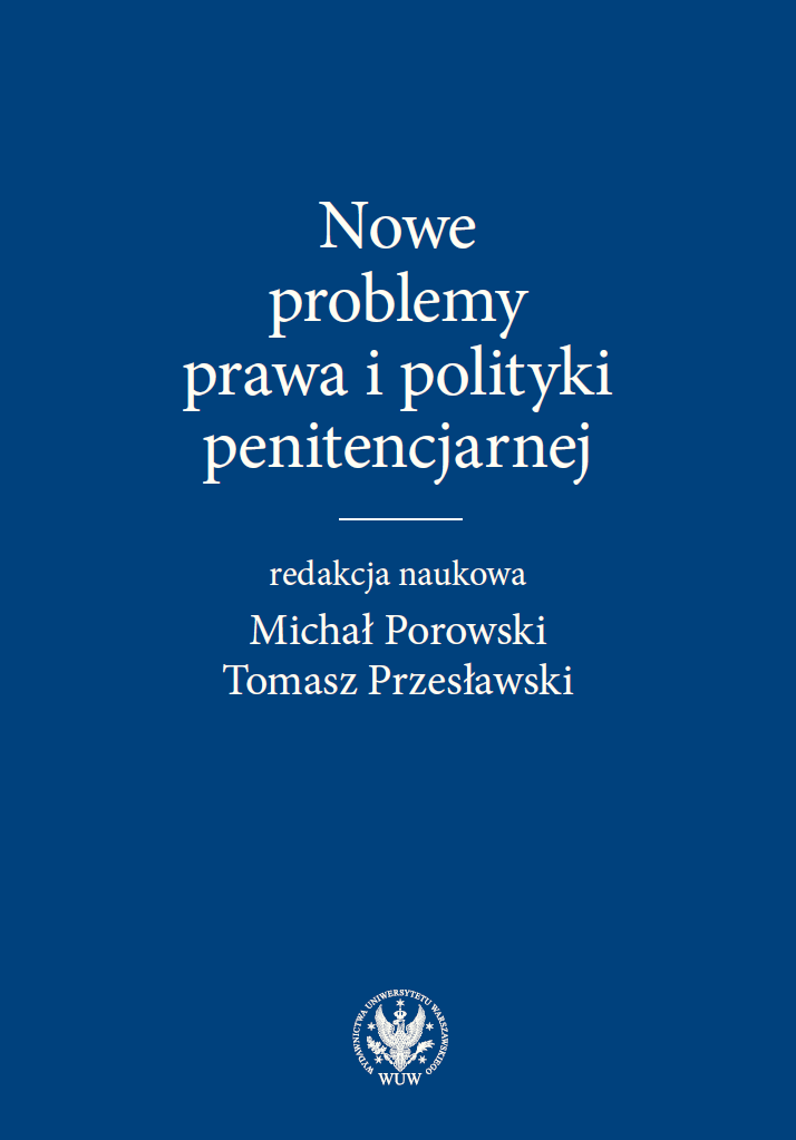 New problems of penitentiary law and policy Cover Image