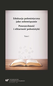 Language problems of Chinese students studying Polish — attempt at analysis Cover Image