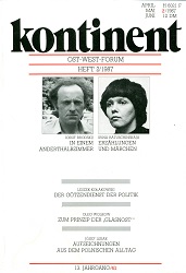 КОНТИНЕНТ / CONTINENT East-West-Forum – Issue 1987 / 41