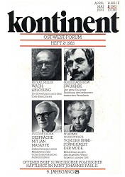 КОНТИНЕНТ / CONTINENT East-West-Forum – Issue 1983 / 25