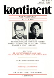 КОНТИНЕНТ / CONTINENT East-West-Forum – Issue 1989 / 50