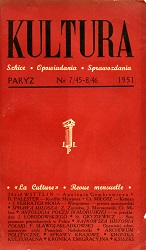 PARYSKA KULTURA – 1951/045+046 – Lipiec-Sierpień