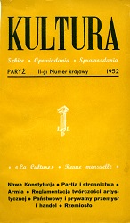 PARIS KULTURA – 1952 / National Issue – October