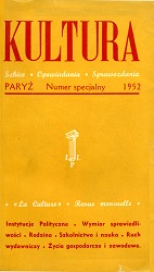 PARIS KULTURA – 1952 / Special Issue – March