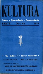 PARIS KULTURA – 1953 / 063