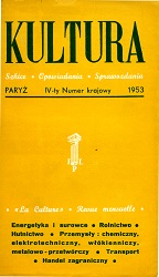 PARIS KULTURA – 1953 / Special Issue – May Cover Image