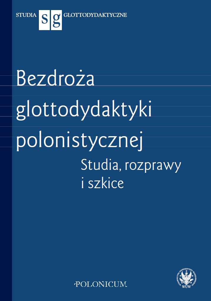 The Wilderness of Polish Glottodidactics. Studies, Essays and Drafts Cover Image