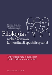 Philology and the Challenges of Specialist Communication. From Cooperation with Business to Teacher Training Cover Image