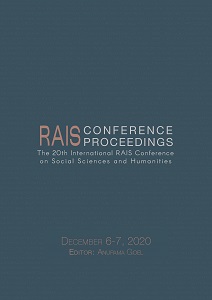 Proceedings of the 20th International RAIS Conference on Social Sciences and Humanities