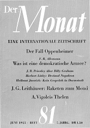 THE MONTH. Year VII 1955 Issue 81