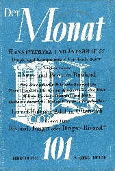 THE MONTH. Year IX 1957 Issue 101 Cover Image