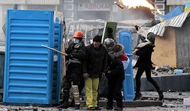 A civil war begins in Ukraine Cover Image