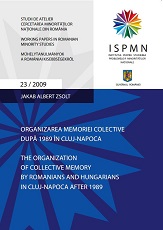 Organizarea memoriei colective după 1989 în Cluj-Napoca.