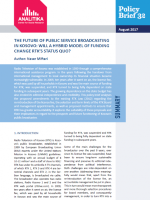The Future of Public Service Broadcasting in Kosovo: Will a Hybrid Model of Funding Change RTK’s Status Quo? Cover Image