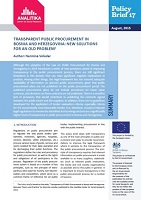 Transparent Public Procurement in Bosnia and Herzegovina: New Solutions for an Old Problem Cover Image