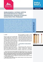 The Ombudsman in The System of Protection Against Discrimination in Bosnia and Herzegovina: Situation Analysis and Characteristic Problems