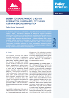 Social Assistance System in Bosnia and Herzegovina: Neglected Potential of Active Social Policies Cover Image
