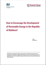 How to Encourage the Development of Renewable Energy in the Republic of Moldova? Cover Image