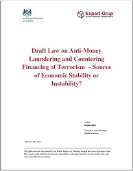 Draft Law on Anti-Money Laundering and Countering Financing of Terrorism – Source of Economic Stability or Instability? Cover Image