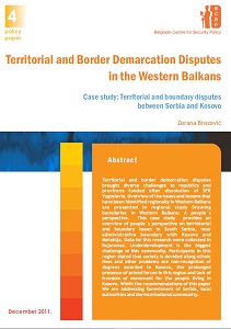 Territorial and Border Demarcation Disputes in the Western Balkans. Case study: Territorial and boundary disputes between Serbia and Kosovo Cover Image