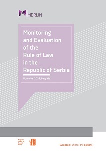 Monitoring and Evaluation of the Rule of Law in the Western Balkans Cover Image