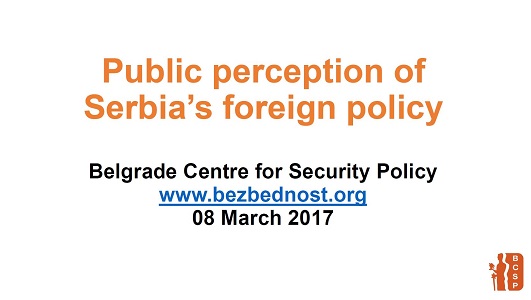 Public Perception of Serbia’s Foreign Policy Cover Image