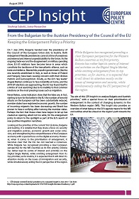 From the Bulgarian to the Austrian Presidency of the Council of the EU Cover Image