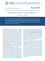 Turkey’s Role in the Russian - Ukrainian Negotiations
