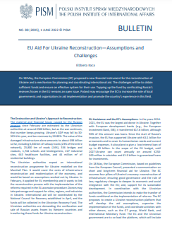 EU Aid For Ukraine Reconstruction - Assumptions and Challenges Cover Image