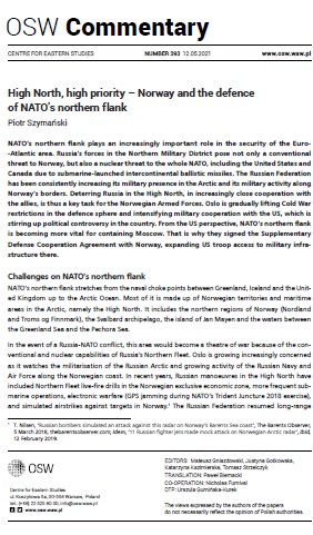 High North, high priority – Norway and the defence of NATO’s northern flank Cover Image