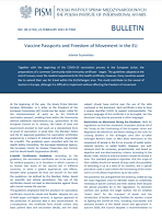 Vaccine Passports and Freedom of Movement in the EU Cover Image