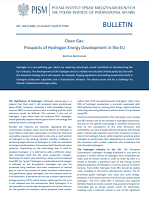 Clean Gas: Prospects of Hydrogen Energy Development in the EU