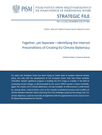 №120: Together, yet Separate - Identifying the Internal Preconditions of Creating EU Climate Diplomacy