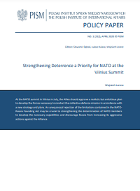 №212: Strengthening Deterrence a Priority for NATO at the Vilnius Summit Cover Image