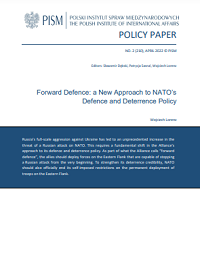 №210: Forward Defence: a New Approach to NATO’s Defence and Deterrence Policy Cover Image