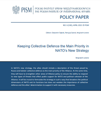 №192: Keeping Collective Defence the Main Priority in NATO’s New Strategy