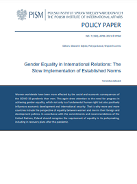 №193: Gender Equality in International Relations: The Slow Implementation of Established Norms Cover Image