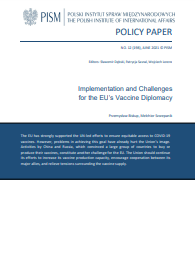 №198: Implementation and Challenges for the EU’s Vaccine Diplomacy