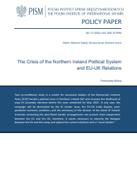 №203: The Crisis of the Northern Ireland Political System and EU-UK Relations Cover Image