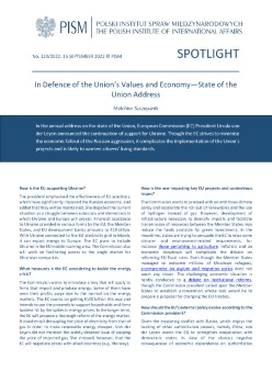 In Defence of the Union’s Values and Economy - State of the Union Address