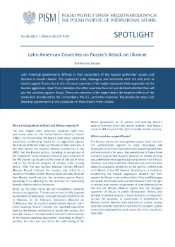 Latin American Countries on Russia’s Attack on Ukraine Cover Image