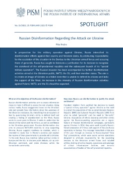 Russian Disinformation Regarding the Attack on Ukraine