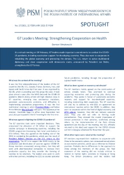 G7 Leaders Meeting: Strengthening Cooperation on Health Cover Image