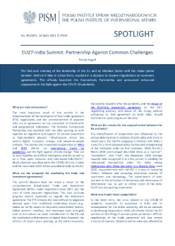 EU27-India Summit: Partnership Against Common Challenges Cover Image