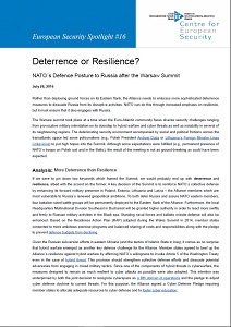 Deterrence or Resilience? - NATO´s Defence Posture to Russia after the Warsaw Summit Cover Image