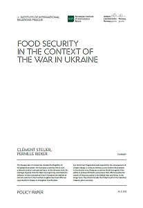Food security in the context of the war in Ukraine