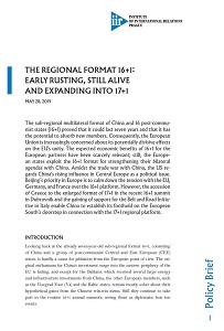 The Regional Format 16+1: Early Rusting, Still Alive  and Expanding Into 17+1 Cover Image
