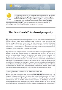 The ‘Karić model’ for shared prosperity Cover Image