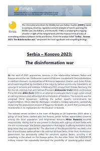 Serbia – Kosovo 2023: The disinformation war Cover Image